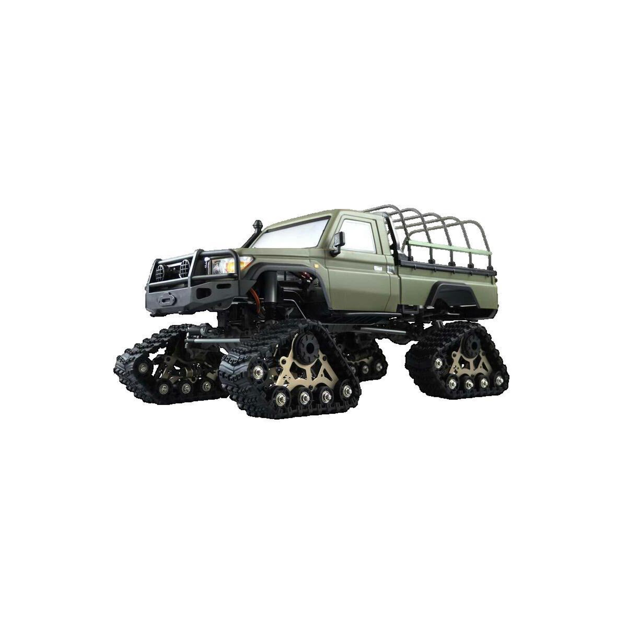 Amewi Voiture radiocommandée Amewi AMXROCK RCX10BTS tout terrain verte
