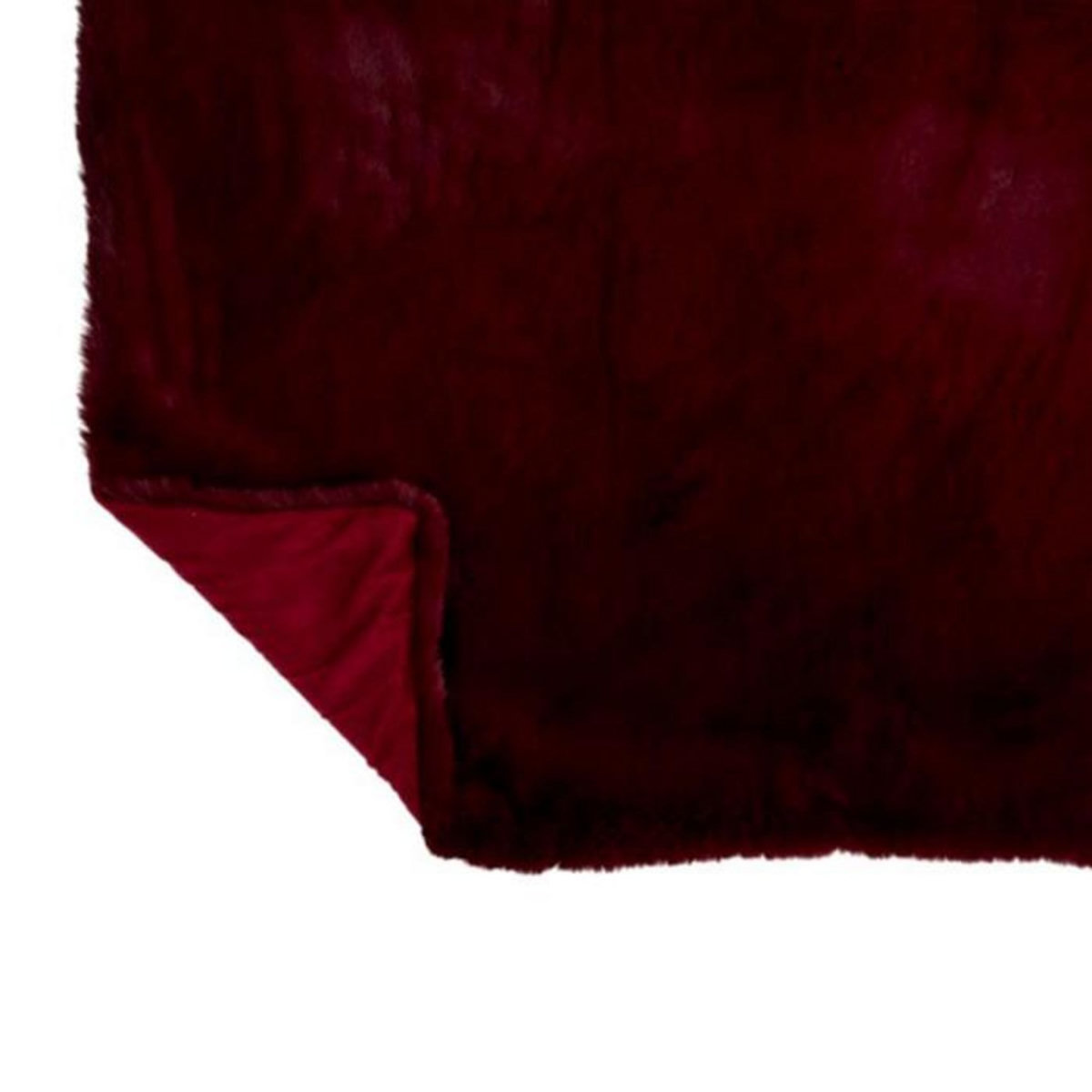 Paris Prix Plaid Imitation Fourrure  Cutie  130x180cm Bordeaux