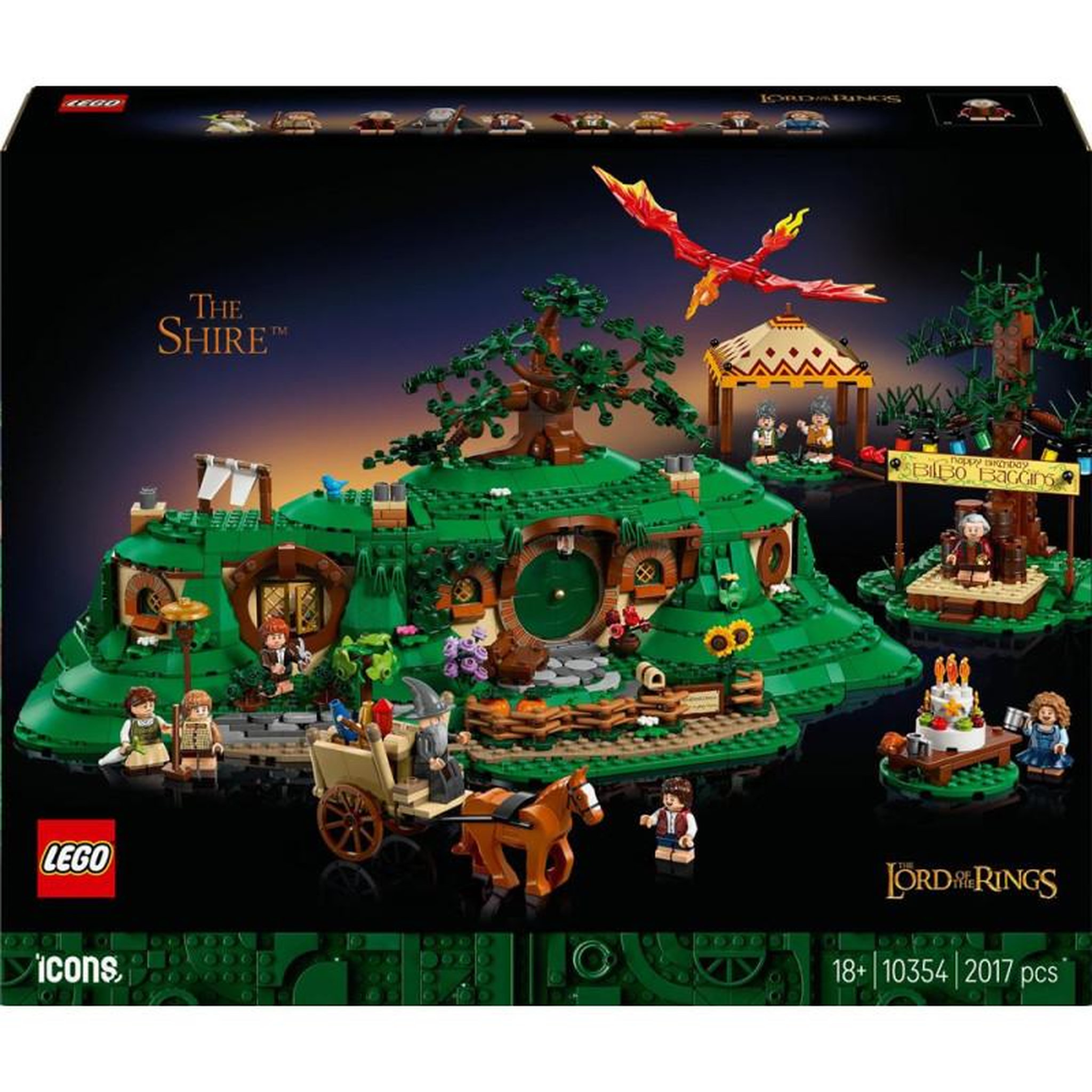 LEGO LEGO® Icons 10354 Le Seigneur des Anneaux la Comté Exclusivité