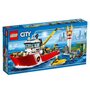 LEGO City 60109 - Le bateau des pompiers