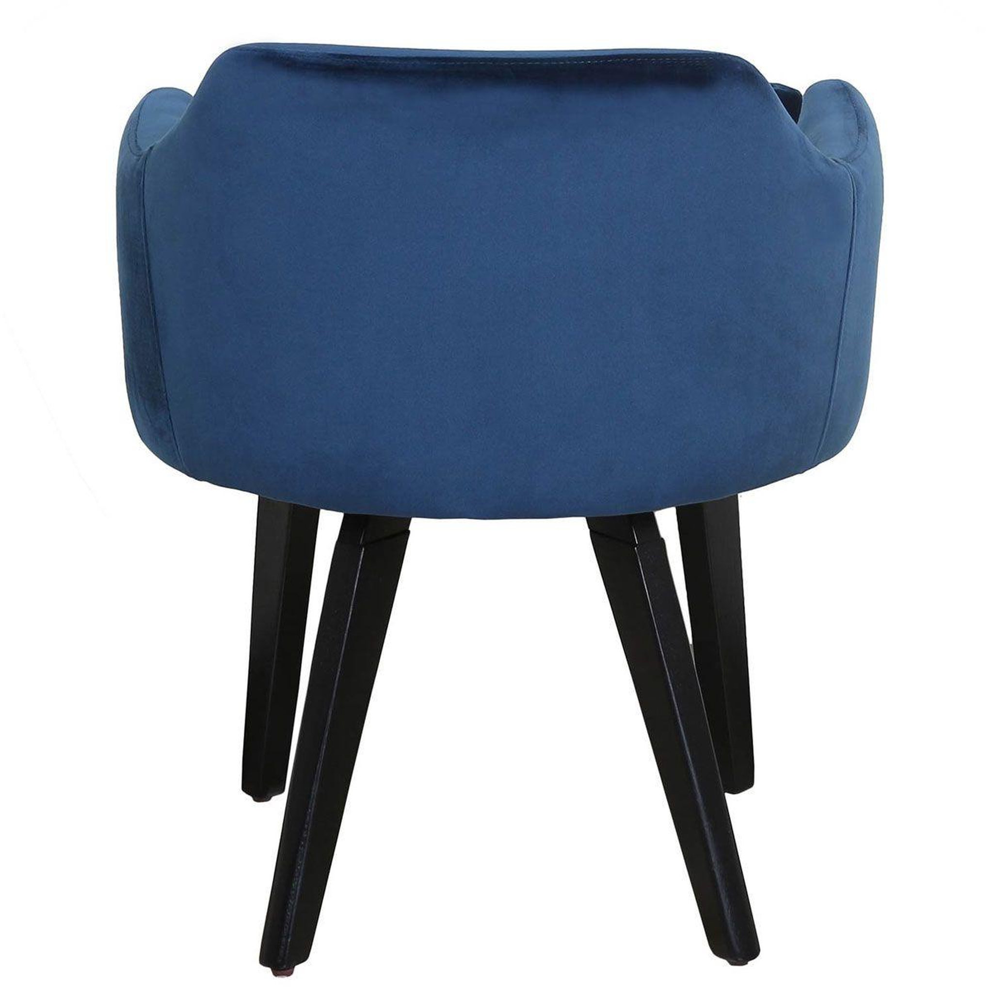 Voir la diapositive 5 : Paris Prix Lot de 2 fauteuils velours  scanda  70cm bleu