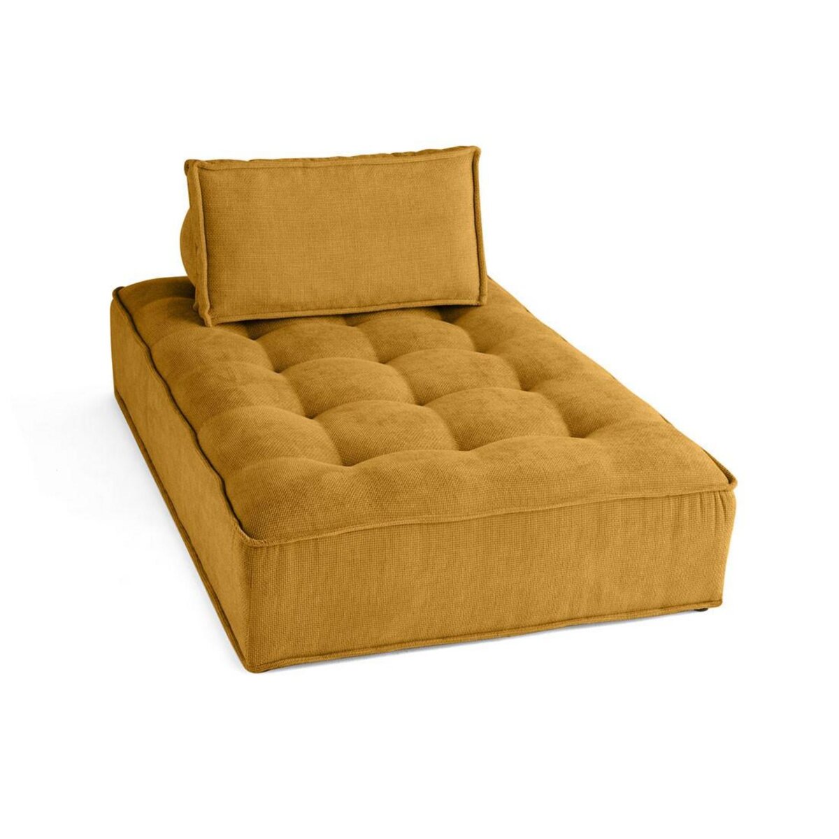 LISA DESIGN Marisol - module d'assise méridienne - velours texturé