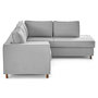 Voir la diapositive 5 : LISA DESIGN Jake - canapé déhoussable d'angle droit 5 places en tissu