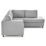 Voir la diapositive 5 : LISA DESIGN Jake - canapé déhoussable d'angle droit 5 places en tissu