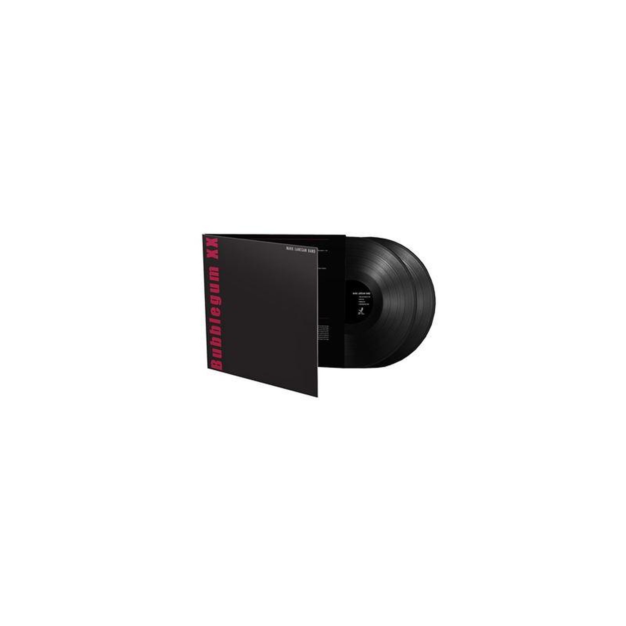 Cd bubblegum 20e anniversaire sans marque pochette noire texte rouge vertical
