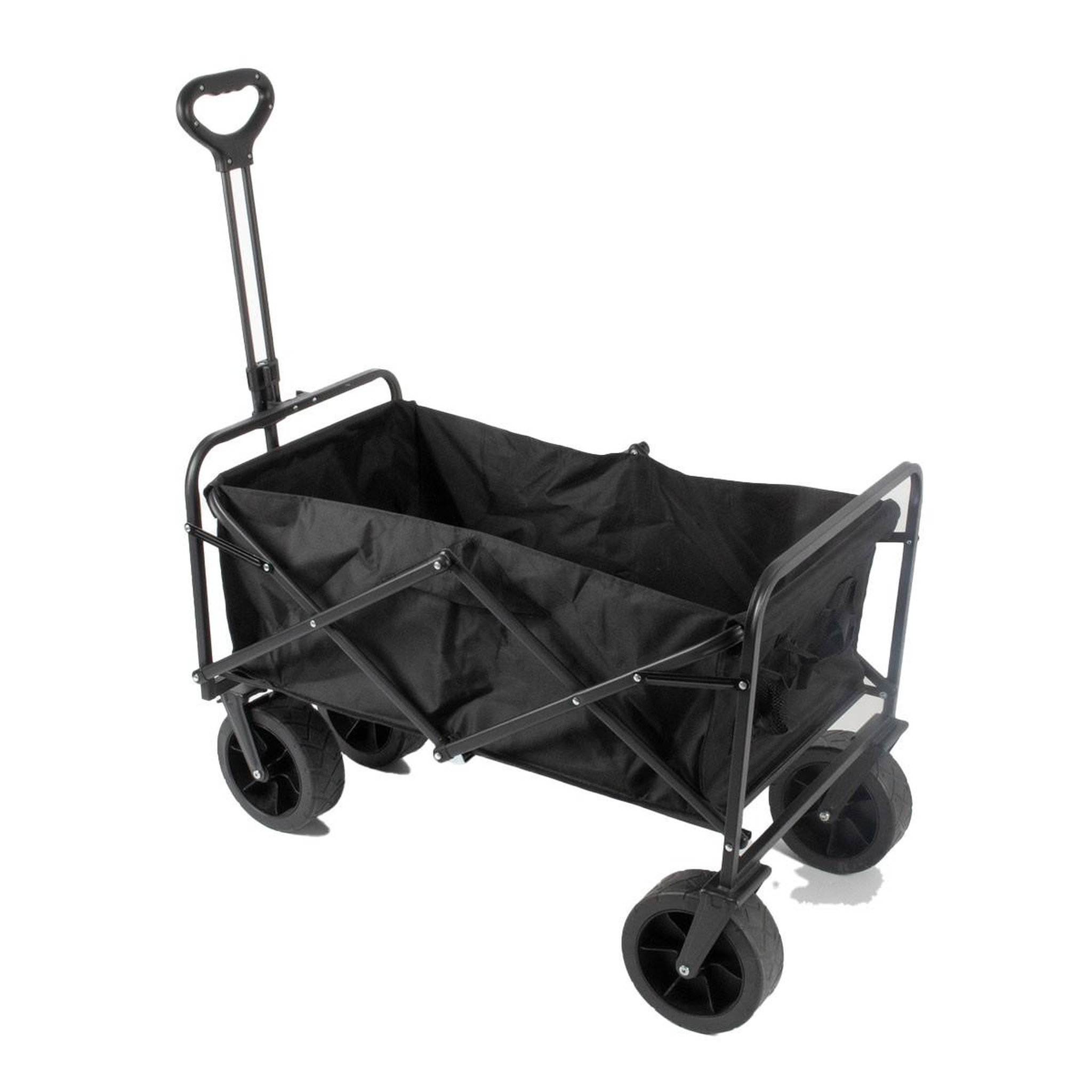 KZ GARDEN Chariot de Transport pliable 402 Litres Chariot de Jardin avec Poignée Charge 50Kg Tissu OXFORD