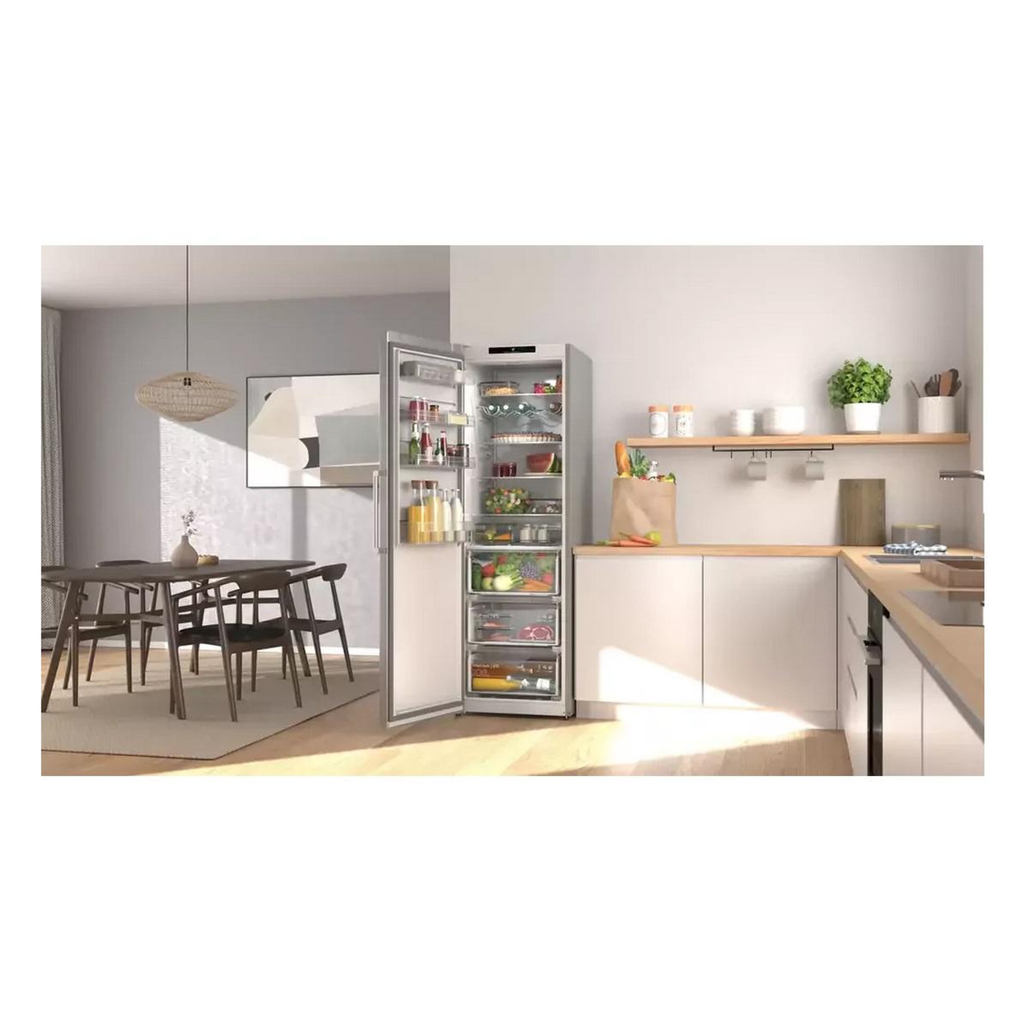 Voir la diapositive 4 : BOSCH Réfrigérateur 1 porte 60cm 402l série 4 - ksn36vldg