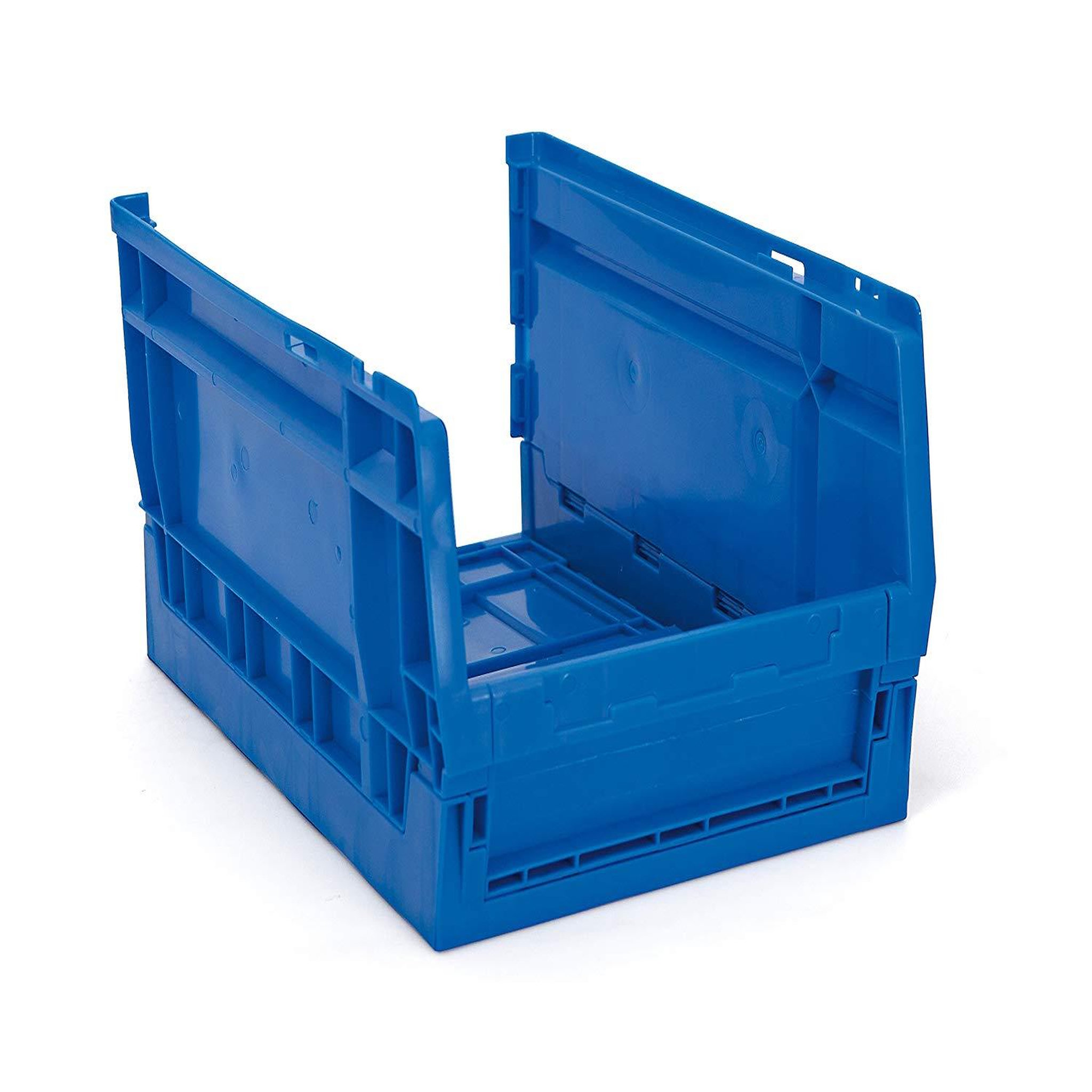 OUTIFRANCE Bac de rangemement pliable bleu 15 L