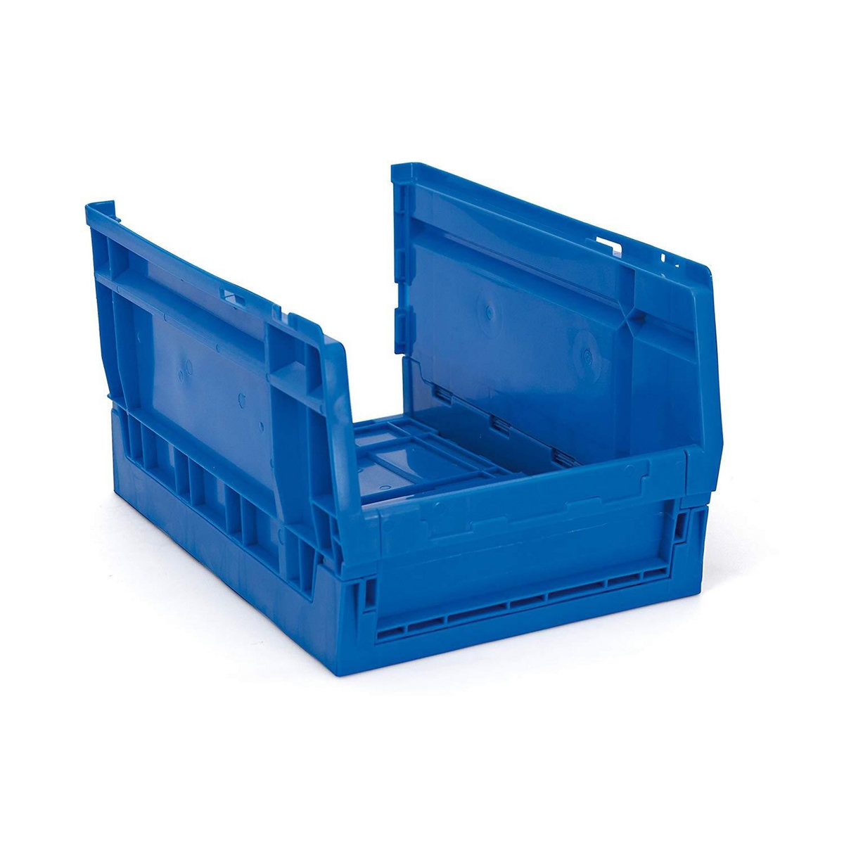 OUTIFRANCE Bac de rangemement pliable bleu 15 L