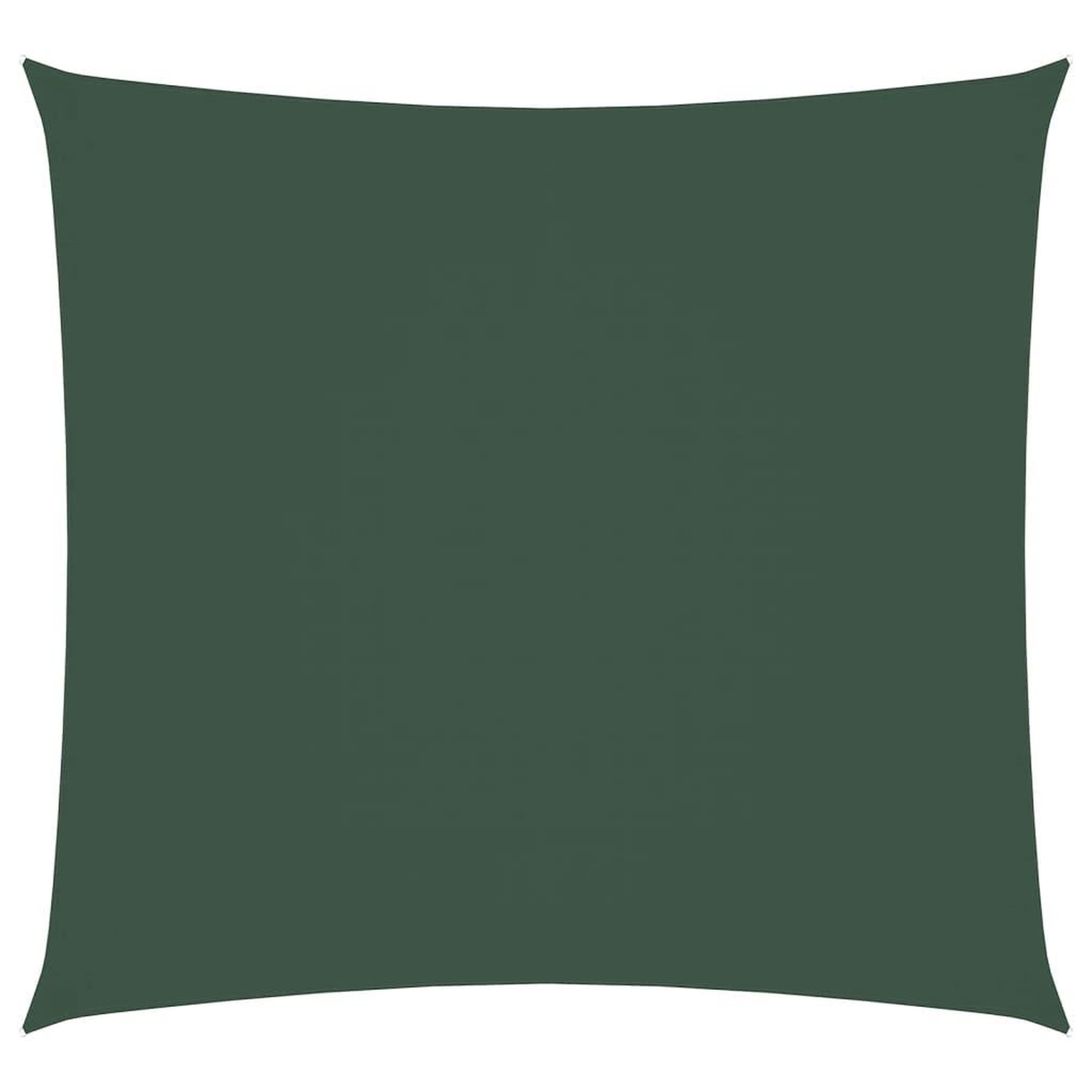 Voir la diapositive 2 : VIDAXL Voile de parasol tissu oxford carre 3,6x3,6 m vert fonce
