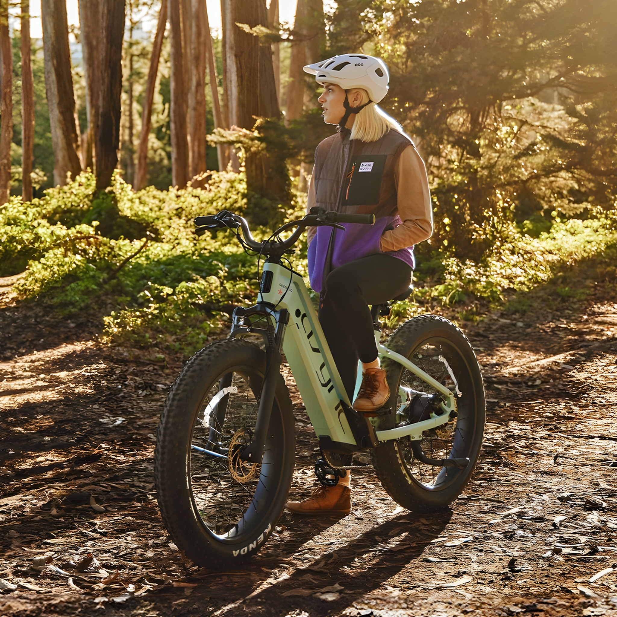 Voir la diapositive 6 : CYRUSHER Vélo électrique Cyrusher Aura à gros pneus 26 pouces