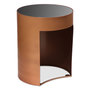 Voir la diapositive 1 : Paris Prix Table d'Appoint Design  Sela  50cm Cuivre & Noir