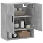 Voir la diapositive 4 : VIDAXL Armoire murale gris beton 60x31x70 cm bois d'ingenierie