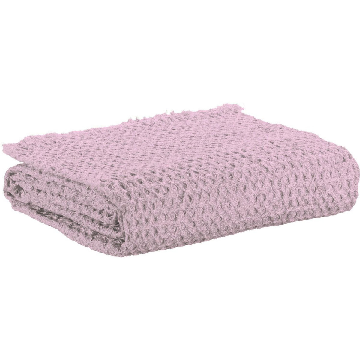Les Ateliers du Linge Plaid Jaya 160x130cm 100% Polyester Blush