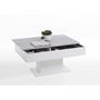 Voir la diapositive 3 : Paris Prix Table Basse Design  Lavola  100cm Gris & Blanc