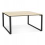 Voir la diapositive 1 : Paris Prix Bureau Bench Design  Dane  160cm Noir & Naturel