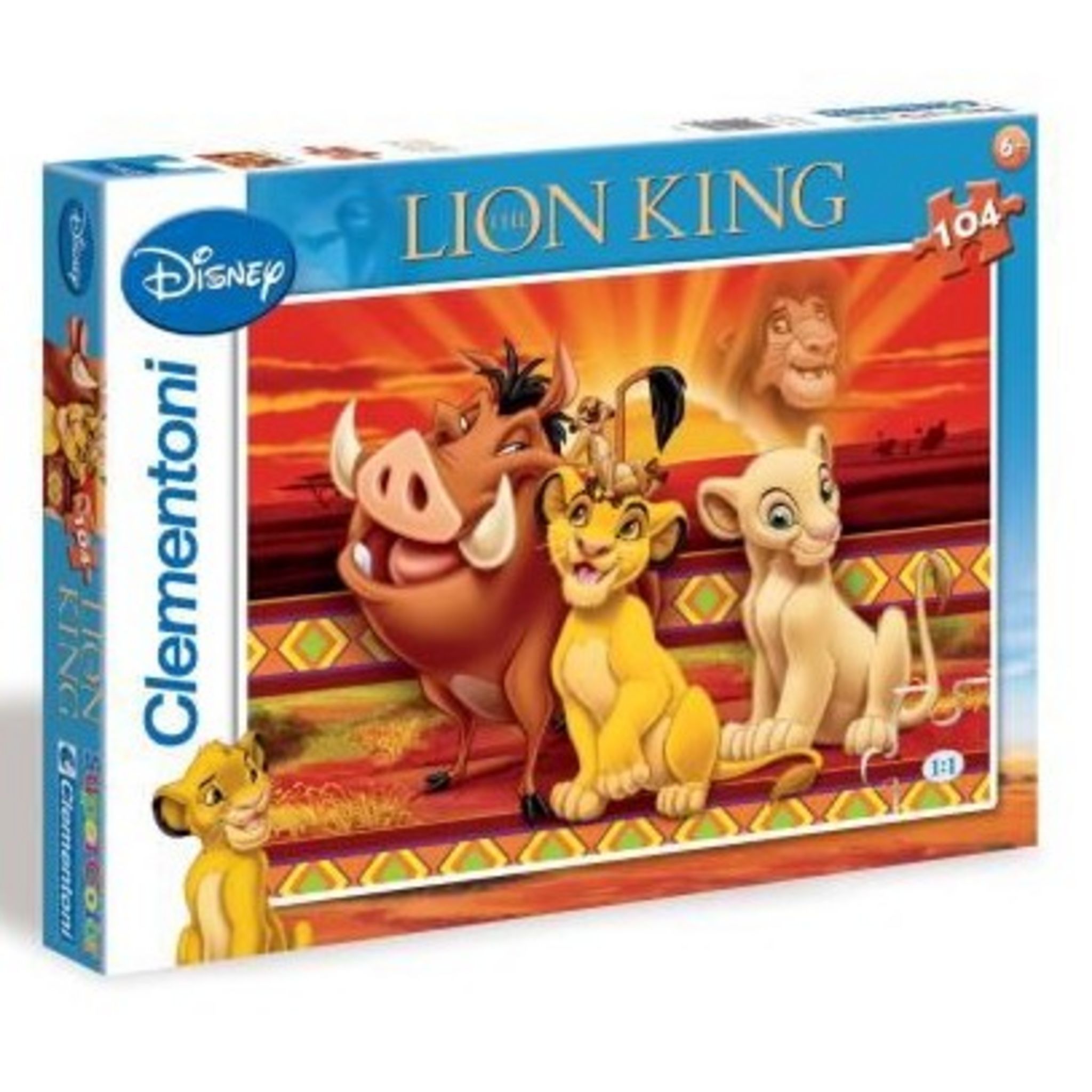 CLEMENTONI Puzzle 104 pièces - Le Roi Lion pas cher - Auchan.fr