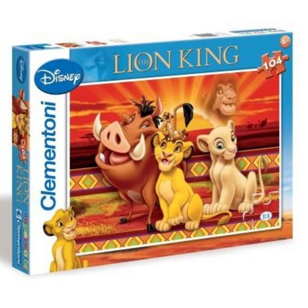 CLEMENTONI Puzzle 104 pièces - Le Roi Lion