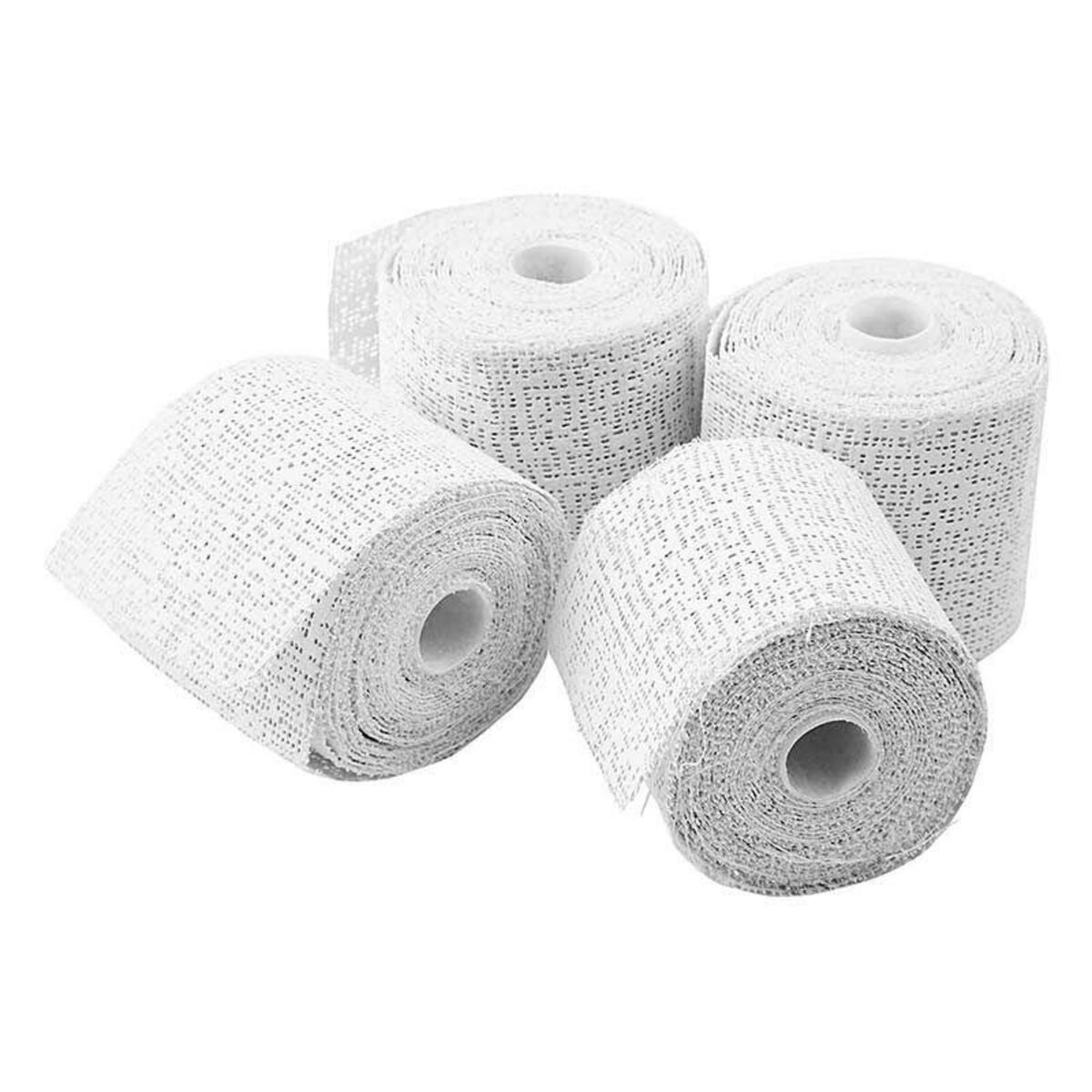 CREATIV COMPANY 4 Bandes plâtrées en rouleau 2,7 m x 5 cm