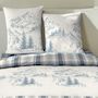 Voir la diapositive 3 : Home collection Parure Housse De Couette 100% Flanelle De Coton Monty