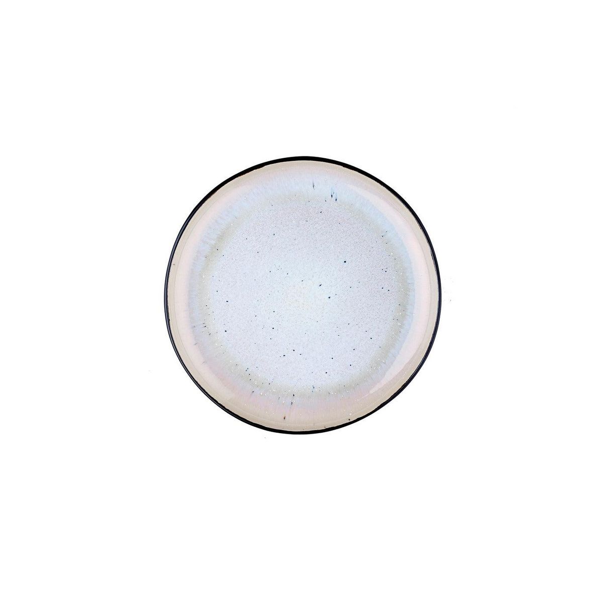 BJORN Assiette IRIS Ø21,5cm - 6 pièces - Blanc ivoire