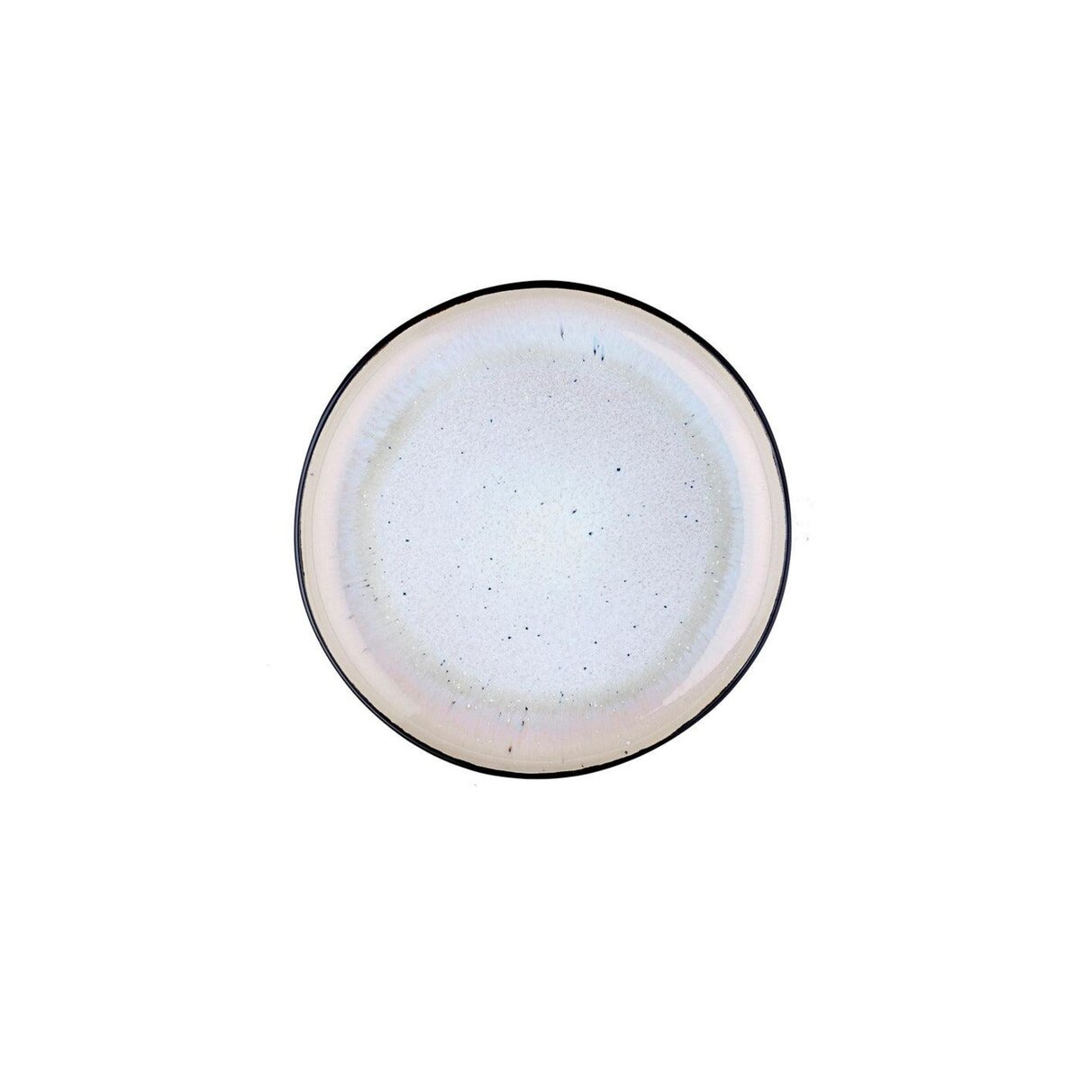 BJORN Assiette IRIS Ø21,5cm - 6 pièces - Blanc ivoire