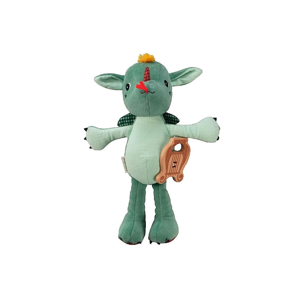 LILLIPUTIENS Peluche musicale Lilliputiens Joe le dragon vert