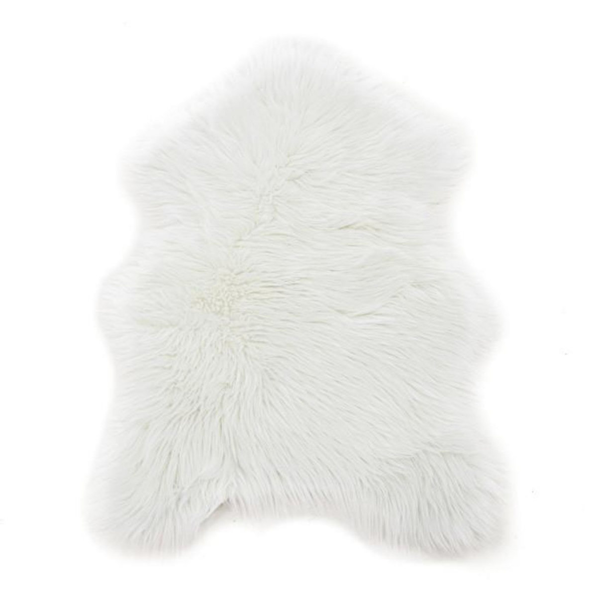 Paris Prix Tapis Imitation Fourrure  Katy  60x90cm Blanc