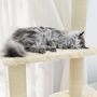 Voir la diapositive 4 : VIDAXL Arbre a chat avec griffoirs en sisal Creme 155 cm