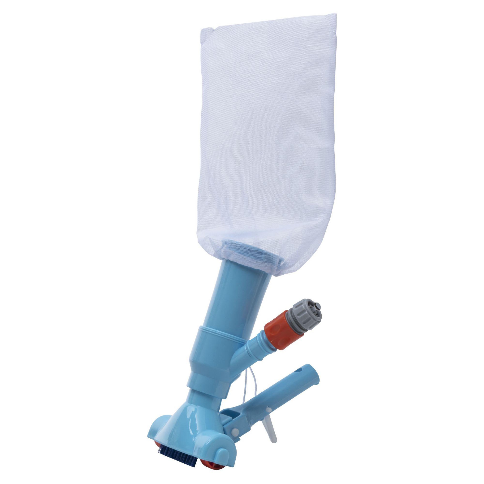 Voir la diapositive 2 : WERKAPRO Aspirateur piscine WERKA PRO  avec roulette,brosse et filet