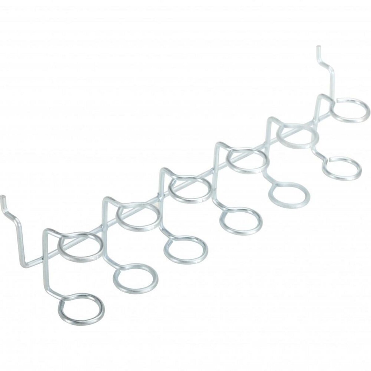 Mottez Crochet pour panneau perforé MOTTEZ, H.6 x l.22.5 x P.5 cm