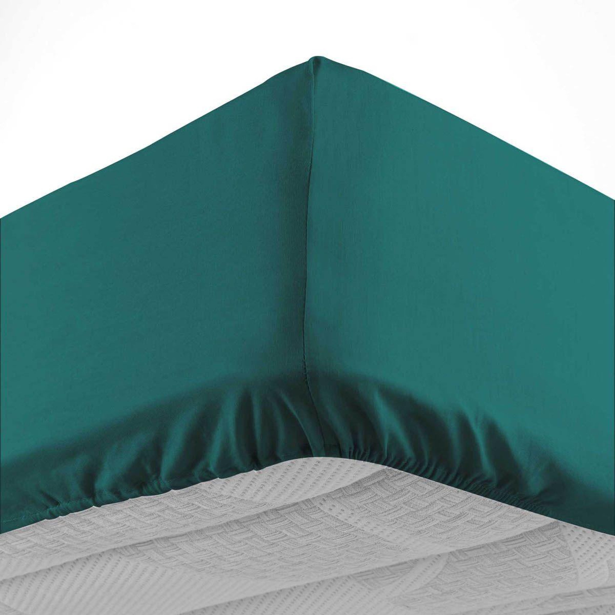 Douceur d'Intérieur Drap housse  lina  140x190cm emeraude