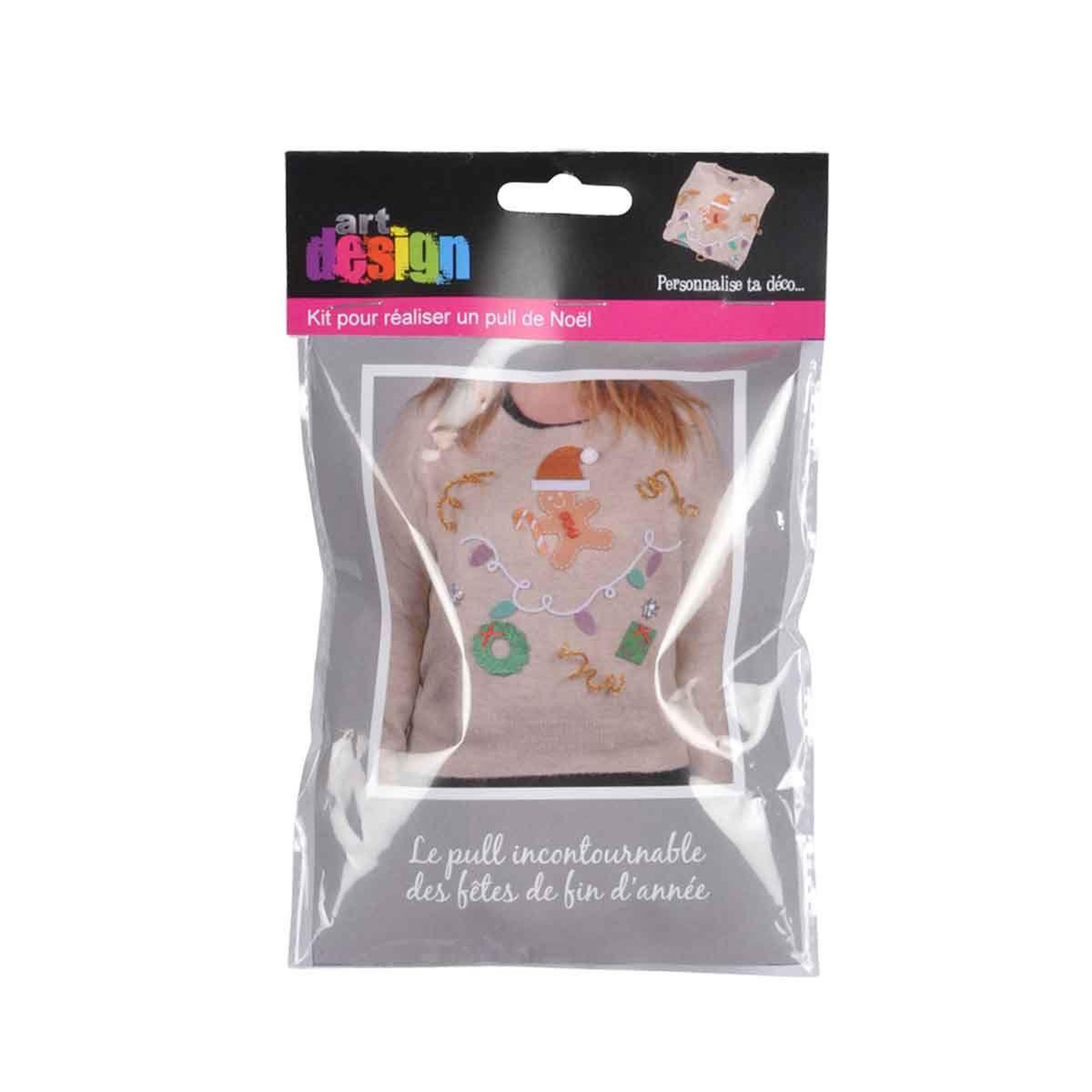 Voir la diapositive 4 : ARTDESIGN Kit pour réaliser un pull de noël  diy  multicolore