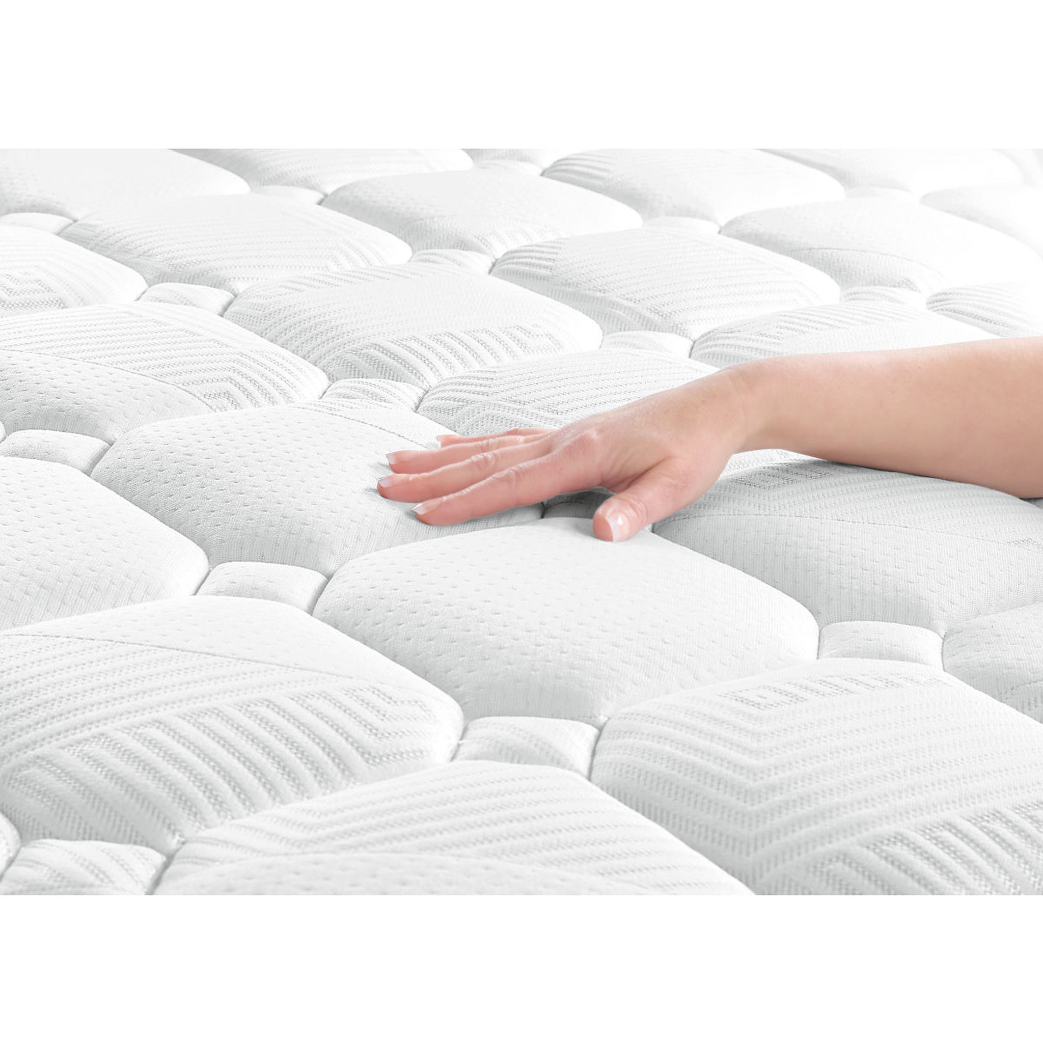 Voir la diapositive 3 : Matelas ressorts ensachés  90x200 cm LUBERON
