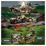 Voir la diapositive 8 : LEGO Jurassic World 76950 L&rsquo;Embuscade du Tricératops en Pick-up,  Dinosaure Jouet, et Voiture