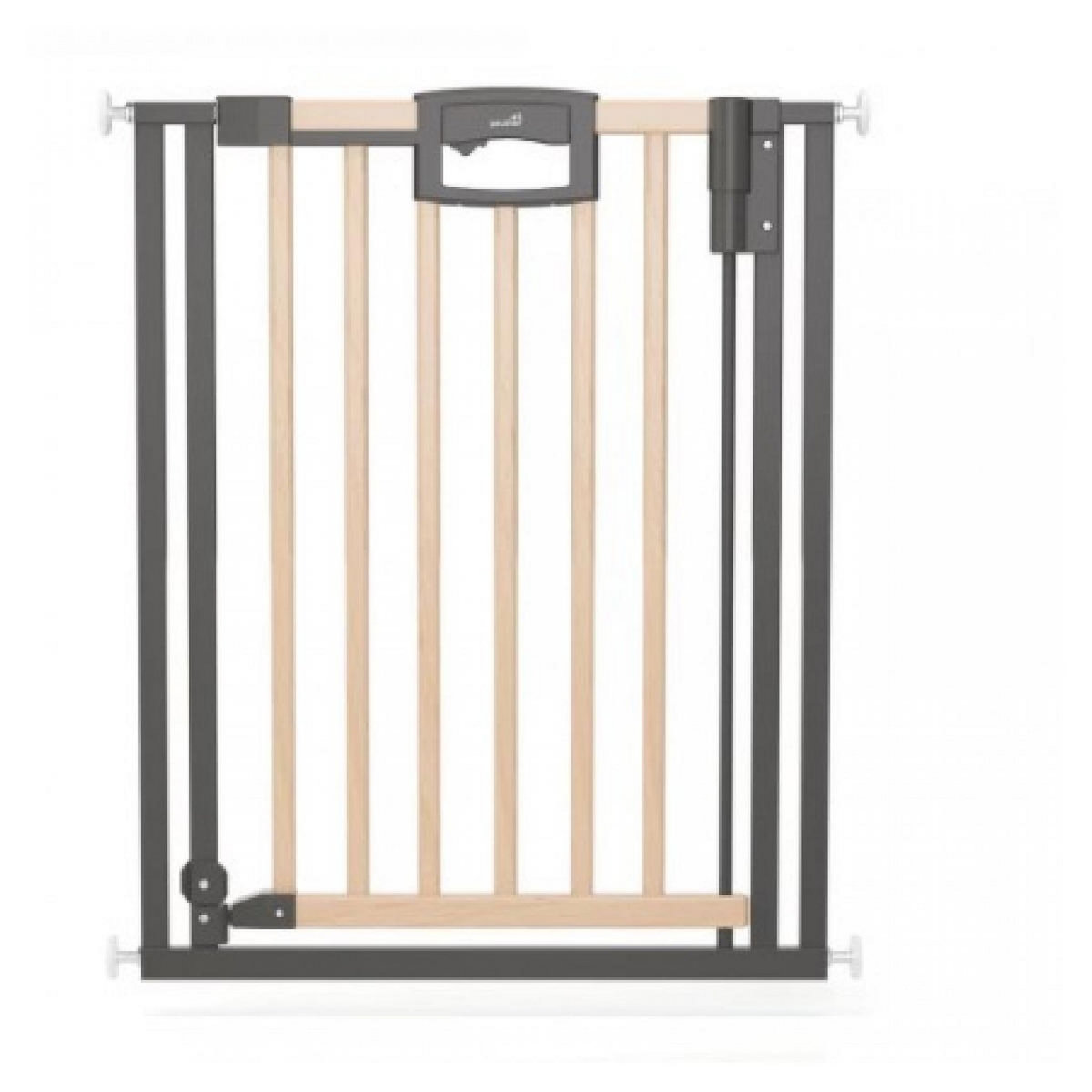 GEUTHER Barrière de porte à pression Easylock Plus bois/metal 80,5 cm - 88,5 cm nature