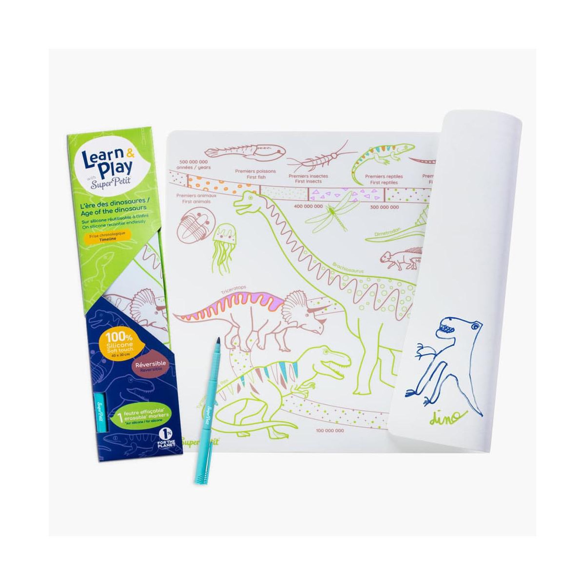 SUPER PETIT Ere des dinosaures a colorier