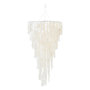 Voir la diapositive 1 : Paris Prix Suspension Déco en Capiz  Betsy  150cm Blanc