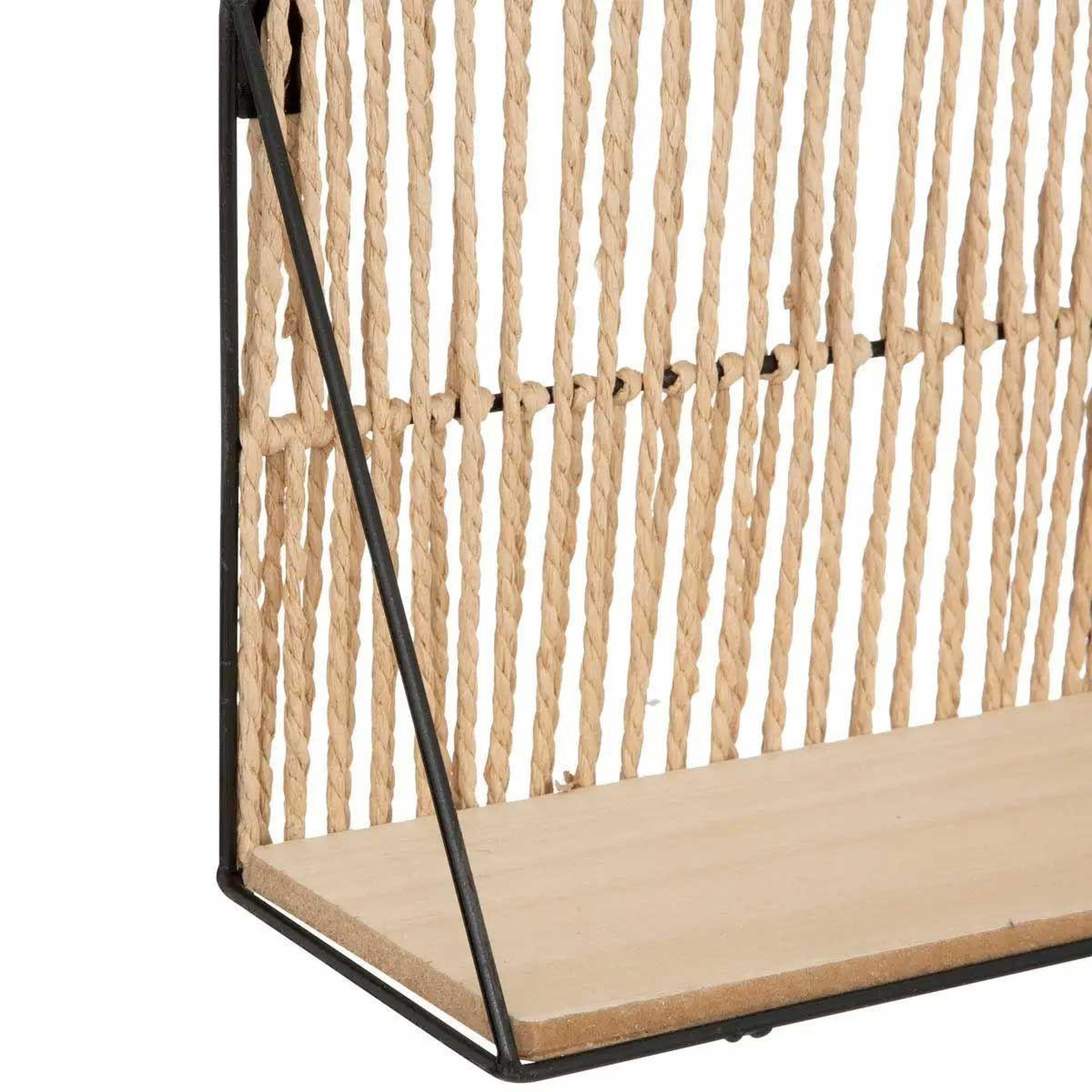 Voir la diapositive 2 : ATMOSPHERA Étagère murale design  cosy  48cm beige