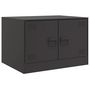 Voir la diapositive 2 : VIDAXL Table basse noir 67x50x44 cm acier
