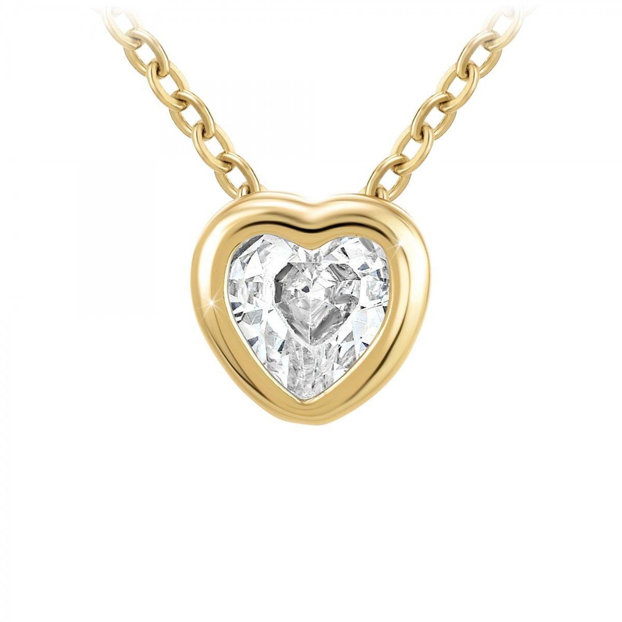 SC BOHEME Collier coeur SC Bohème orné de Zirconium