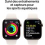Voir la diapositive 4 : APPLE Montre connectée Serie 10 42mm Titane Or M/L Cellular