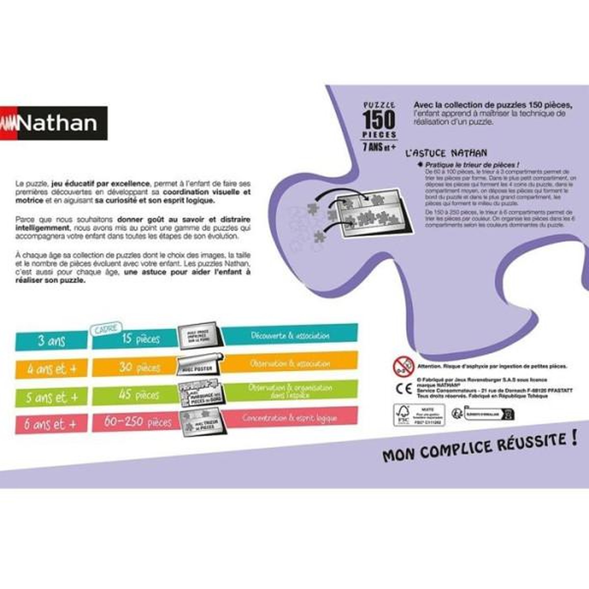 Voir la diapositive 3 : Nathan Puzzle 150 pièces Mortelle Adèle Mortel Anniversaire – Nathan – Puzzle enfant – Thème BD – Petite taille