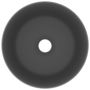 Voir la diapositive 3 : VIDAXL Lavabo rond de luxe Gris fonce mat 40x15 cm Ceramique