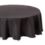 Voir la diapositive 1 : ATMOSPHERA Nappe Antitache Ronde  Unie  180cm Ardoise