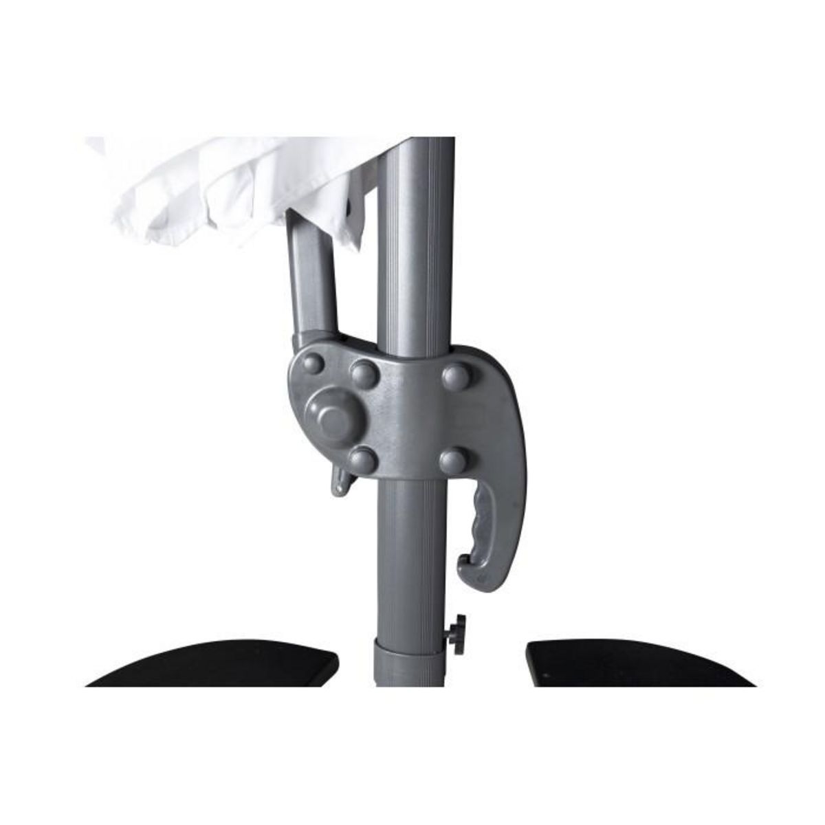 Paris Prix Parasol Déporté Rotatif  Leeds  300cm Blanc