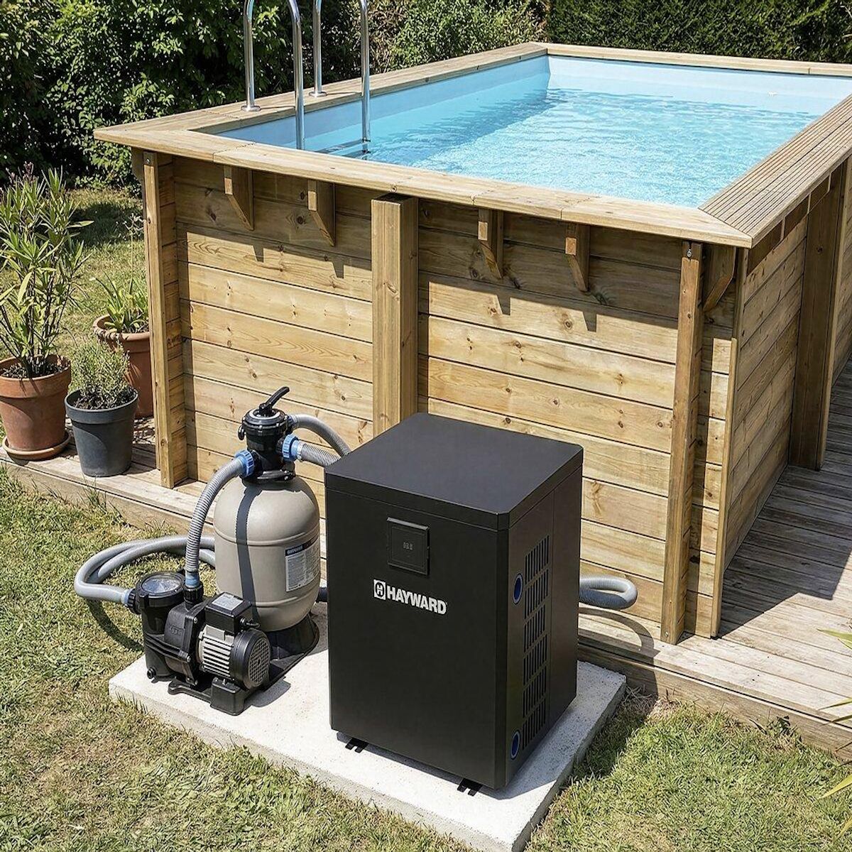 Hayward Pompe à chaleur pour piscine 3.5 kw/h - Hayward -  Micro  - Noir