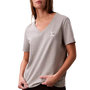Voir la diapositive 2 : CALVIN KLEIN JEANS T-Shirt Gris/Blanc Femme Calvin Klein Jeans LV047C906G