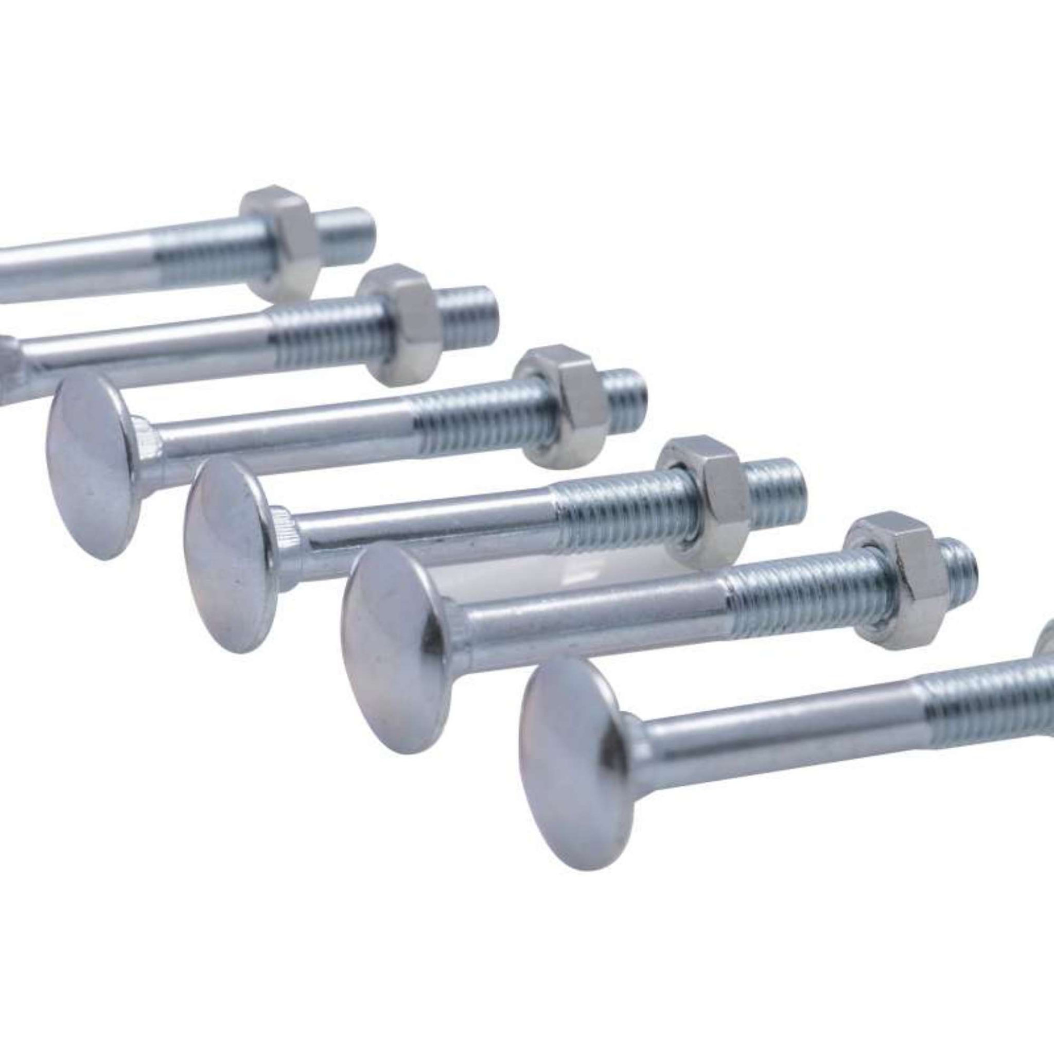 Voir la diapositive 3 :  Boulon zingué TRCC Vissal Ø6x50mm  lot de 8 boulons