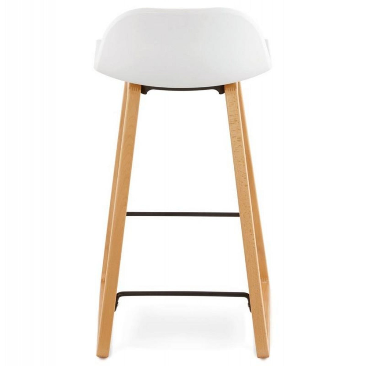 Paris Prix Tabouret de Bar  Sliven  86cm Blanc & Naturel